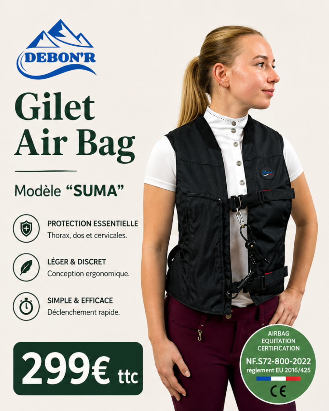 GILET AIRBAG SUMA DEBON'AIR